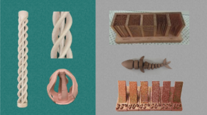 金属3Dプリンター銅造形品